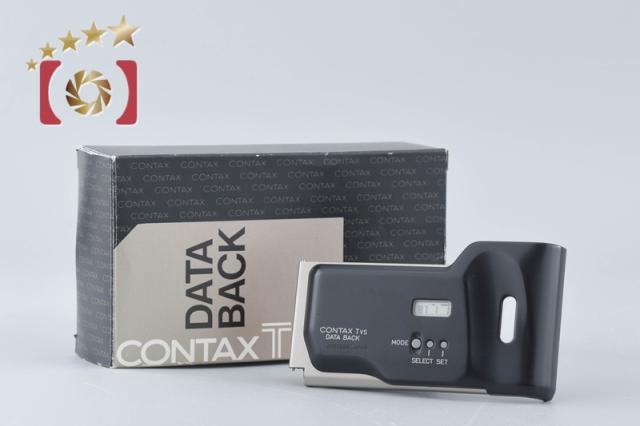 中古】CONTAX コンタックス TVS用 データバック 元箱付きの通販 中古】CONTAX コンタックス TVS用 データバック 元箱付きの通販