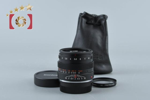 中古】Konica コニカ M-HEXANON 50mm f/2 ライカMマウント