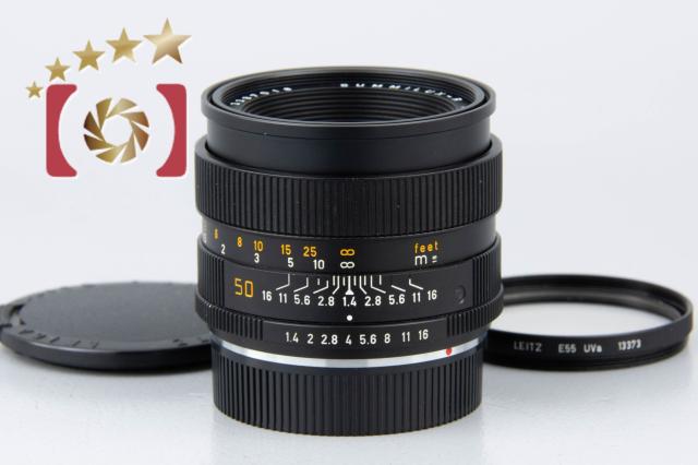 【中古】Leica ライカ SUMMILUX-R 50mm f/1.4 E55 11777 Rカム 2023.12月 オーバーホール済み 中古】Leica ライカ SUMMILUX-R 50mm f/1.4 E55 11777 Rカム 2023.12月