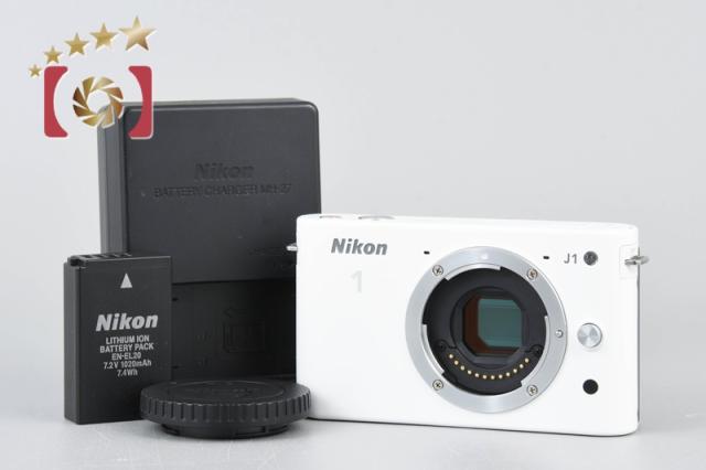 Nikon 1 J1 ホワイトレンズ付　バッテリー、充電器なし動作未確認 Nikon 1 J1 ホワイトレンズ付 バッテリー、充電器なし動作未確認 Nikon