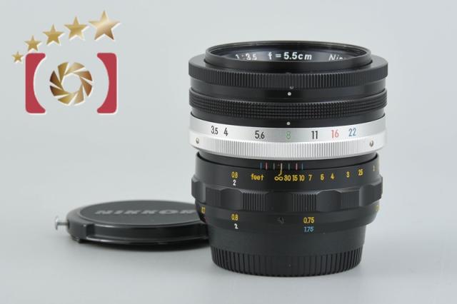 中古】Nikon ニコン Micro NIKKOR 55mm f/3.5 初期型 爪無し