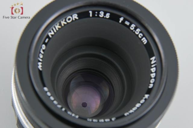 【中古】Nikon ニコン Micro NIKKOR 55mm f/3.5 初期型 爪無し 中古】Nikon ニコン Micro NIKKOR 55mm f/3.5 初期型 爪無し
