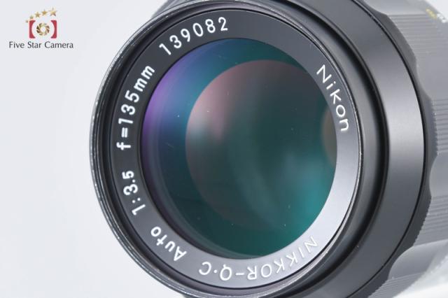 【中古】Nikon ニコン NIKKOR-Q.C Auto 135mm f/3.5 2025.9月 オーバーホール済み 中古】Nikon ニコン NIKKOR-Q.C Auto 135mm f/3.5 2025.9月