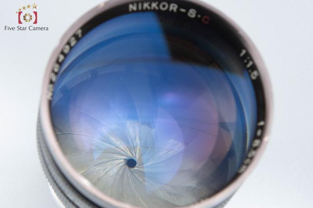 【中古】Nikon ニコン NIKKOR-S.C 85mm f/1.5 ニコンSマウント_1