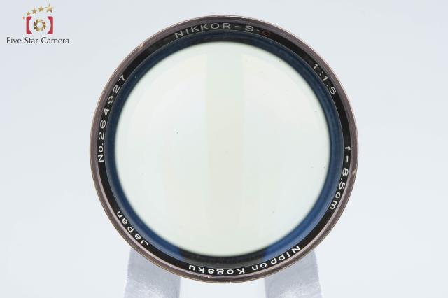 【中古】Nikon ニコン NIKKOR-S.C 85mm f/1.5 ニコンSマウント_6