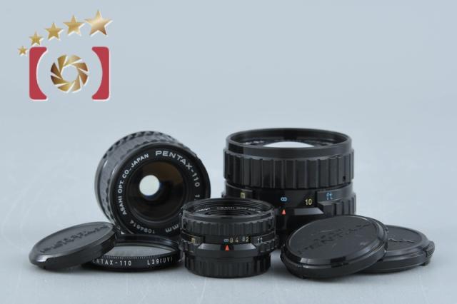 【中古】PENTAX ペンタックス 110 18mm f/2.8 + 24mm f/2.8 + 50mm f/2.8