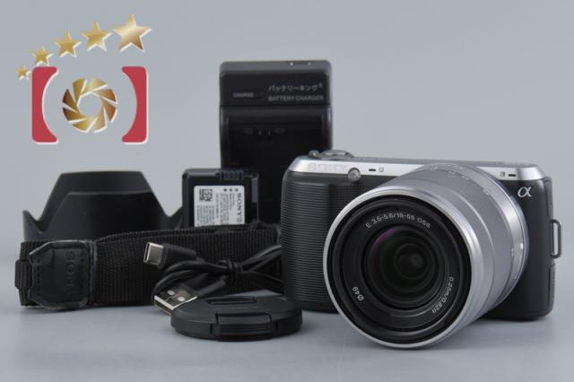 中古】SONY ソニー α NEX-C3 ズームレンズキット ブラック シャッター 
