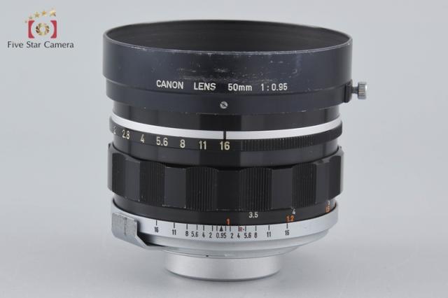 【中古】Canon キヤノン 50mm f/0.95 2025.12月 オーバーホール済み_6