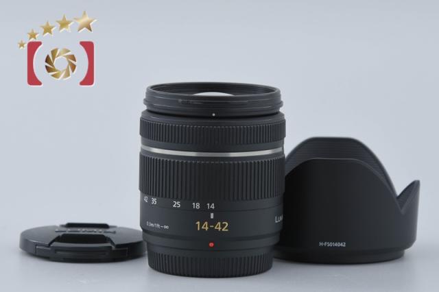 【中古】Panasonic パナソニック LUMIX G VARIO 14-42mm f/3.5-5.6 ASPH. MEGA O.I.S. H-FS014042