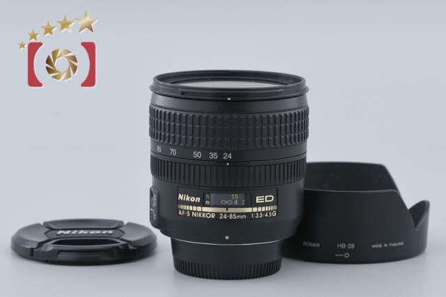 【中古】Nikon ニコン AF-S NIKKOR 24-85mm f/3.5-4.5 G ED