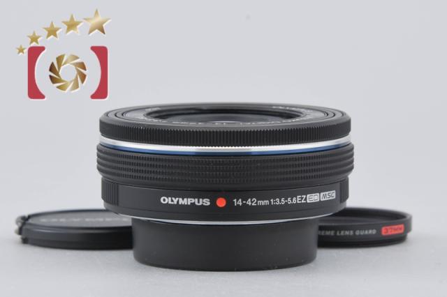 【中古】OLYMPUS オリンパス M.ZUIKO DIGITAL ED 14-42mm f/3.5-5.6 EZ ブラック