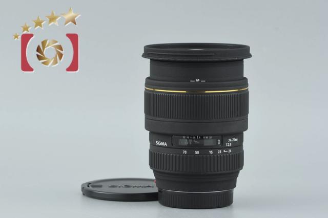 【中古】SIGMA シグマ 24-70mm f/2.8 EX DG MACRO ソニー/ミノルタAマウント用