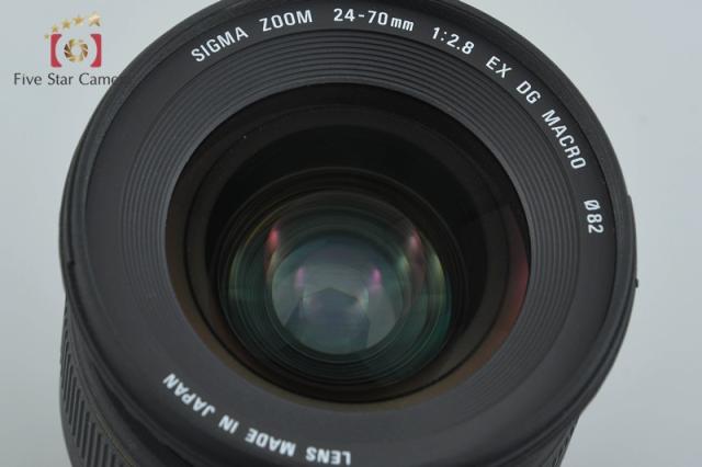 【中古】SIGMA シグマ 24-70mm f/2.8 EX DG MACRO ソニー/ミノルタAマウント用_1