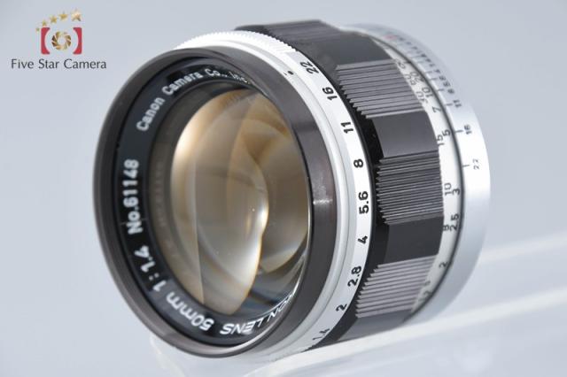 【中古】Canon キヤノン 50mm f/1.4 L39 ライカスクリューマウント_2