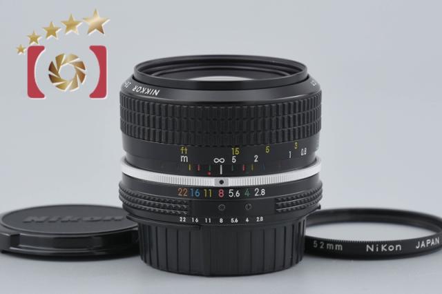 【中古】Nikon ニコン Ai NIKKOR 28mm f/2.8 爪無し