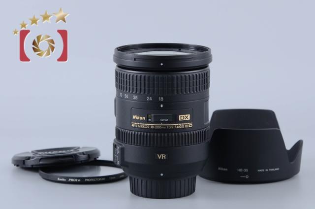 【中古】Nikon ニコン AF-S DX NIKKOR 18-200mm f/3.5-5.6 G II ED VR