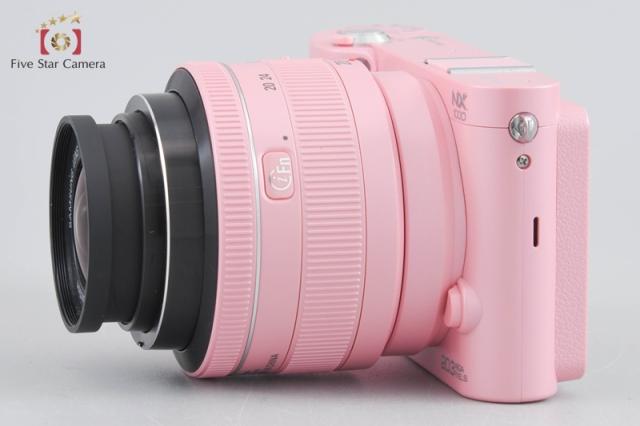 【中古】SAMSUNG サムスン NX1000 ピンク + NX 20-50mm f/3.5-5.6 ED II i-Function 海外版 元箱付き_3