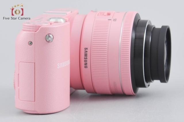 【中古】SAMSUNG サムスン NX1000 ピンク + NX 20-50mm f/3.5-5.6 ED II i-Function 海外版 元箱付き_4