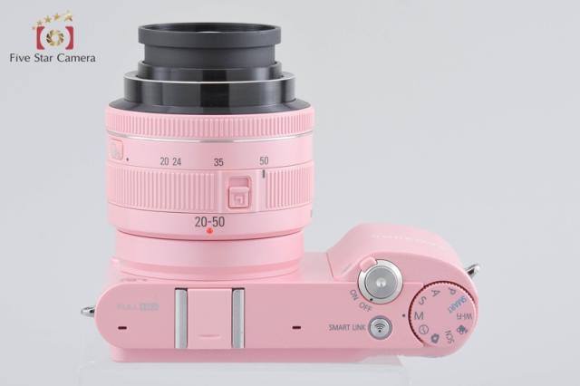 【中古】SAMSUNG サムスン NX1000 ピンク + NX 20-50mm f/3.5-5.6 ED II i-Function 海外版 元箱付き_5