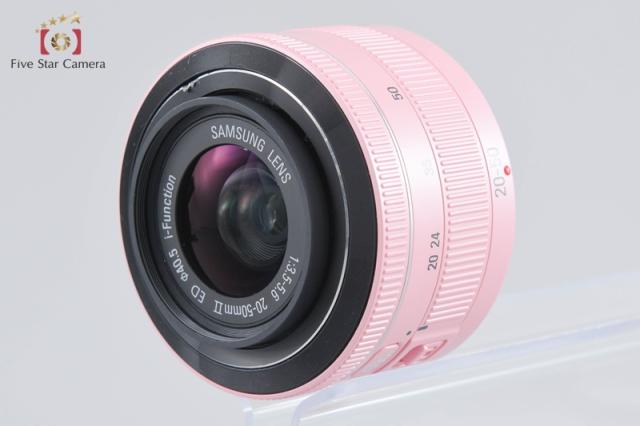 【中古】SAMSUNG サムスン NX1000 ピンク + NX 20-50mm f/3.5-5.6 ED II i-Function 海外版 元箱付き_8