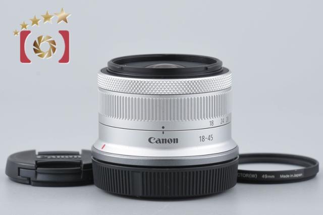 【中古】Canon キヤノン RF-S 18-45mm f/4.5-6.3 IS STM シルバー