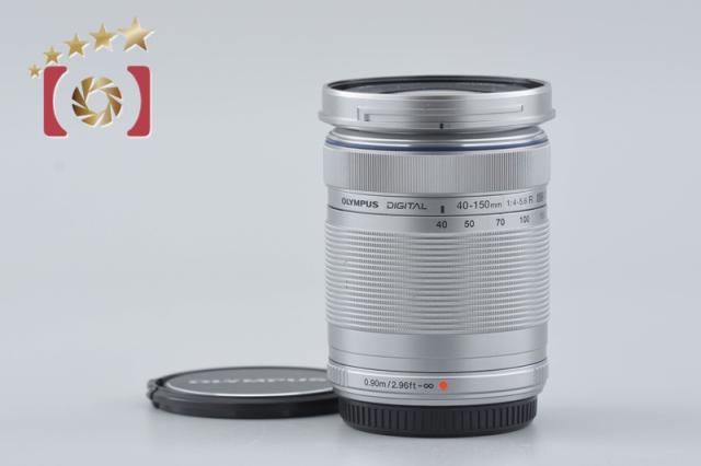 【中古】OLYMPUS オリンパス M.ZUIKO DIGITAL ED 40-150mm f/4-5.6 R シルバー