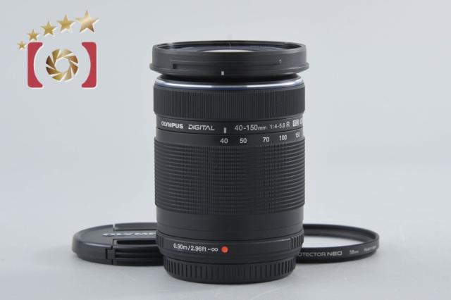 【中古】OLYMPUS オリンパス M.ZUIKO DIGITAL ED 40-150mm f/4-5.6 R ブラック