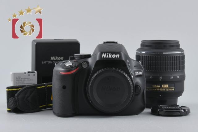 【中古】Nikon ニコン D5100 18-55 VR レンズキット シャッター回数僅少