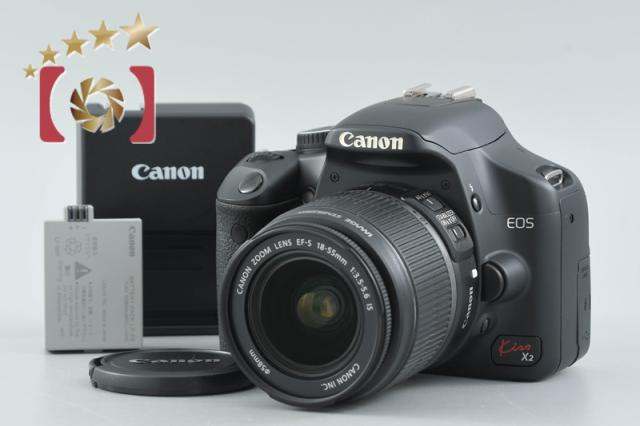 【中古】Canon キヤノン EOS Kiss X2 レンズキット シャッター回数僅少