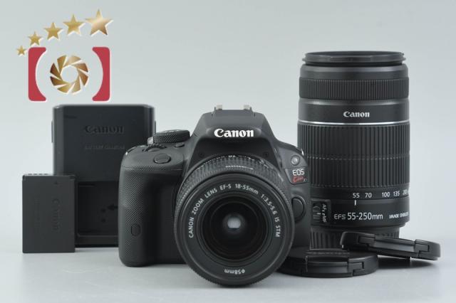 【中古】Canon キヤノン EOS Kiss X7 ダブルズームキット ブラック