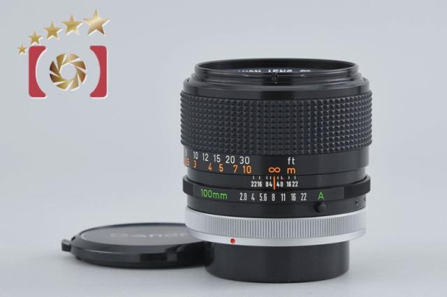 【中古】Canon キヤノン FD 100mm f/2.8 S.S.C.