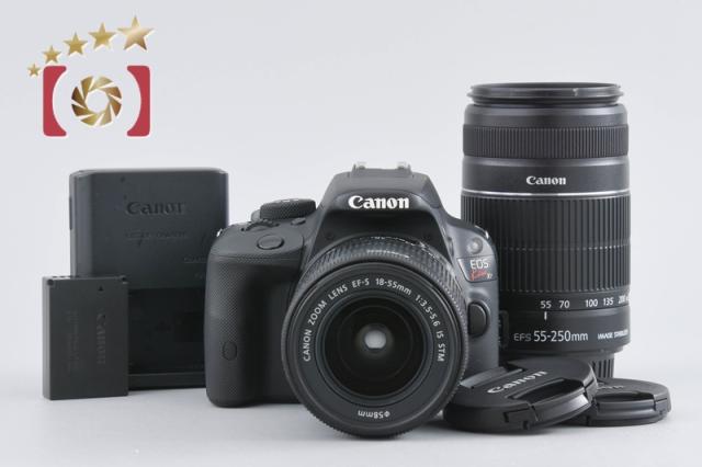 Canon EOS Kiss x7 ダブルズームキット【ジャンク品】 中古】Canon キヤノン EOS Kiss X7 ダブルズームキット ブラック