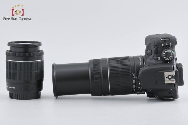 中古】Canon キヤノン EOS Kiss X7 ダブルズームキット ブラック