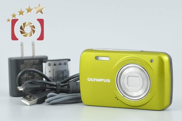 中古】OLYMPUS オリンパス VH-210 グリーン コンパクトデジタルカメラ
