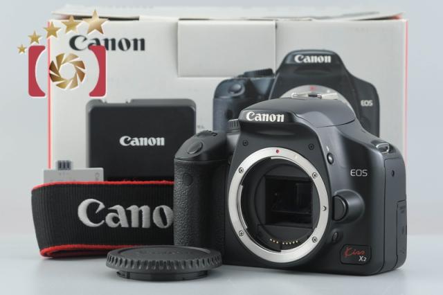 【中古】Canon キヤノン EOS Kiss X2 デジタル一眼レフカメラ 元箱付き