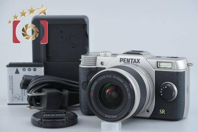 【中古】PENTAX ペンタックス Q7 ズームレンズキット シルバー シャッター回数僅少