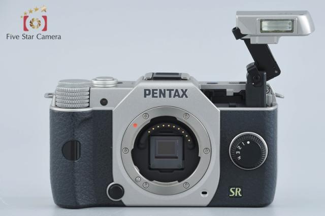 【中古】PENTAX ペンタックス Q7 ズームレンズキット シルバー シャッター回数僅少_1