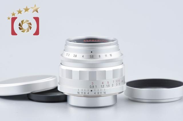 【中古】Voigtlander フォクトレンダー ULTRON 35mm f/1.7 Aspherical シルバー L39 ライカスクリューマウント