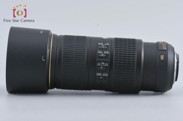 【中古】Nikon ニコン AF-S NIKKOR 70-200mm f/4 G ED VR 元箱付き_7