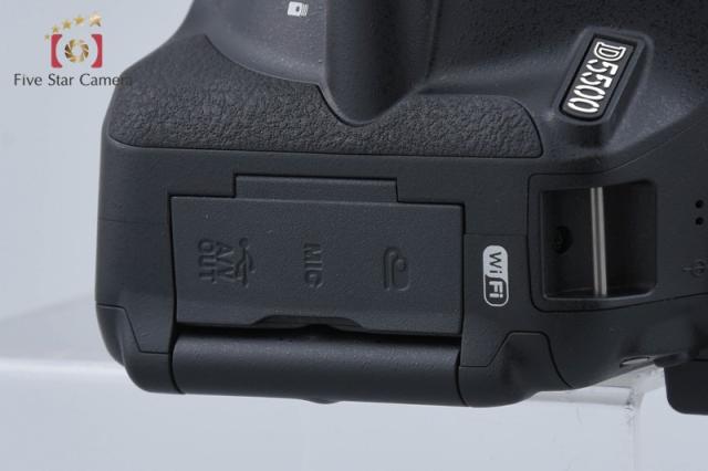 【中古】Nikon ニコン D5500 ブラック デジタル一眼レフカメラ シャッター回数僅少_5