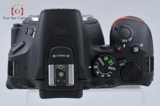 【中古】Nikon ニコン D5500 ブラック デジタル一眼レフカメラ シャッター回数僅少_6