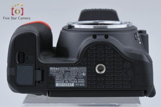 【中古】Nikon ニコン D5500 ブラック デジタル一眼レフカメラ シャッター回数僅少_7