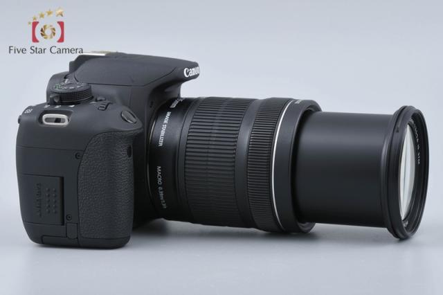 【中古】Canon キヤノン EOS Kiss X7i EF-S 18-135 IS STM 水晶体一揃いの道具 シャッター出現率少ない