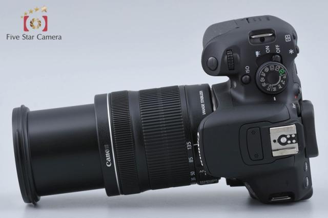 【中古】Canon キヤノン EOS Kiss X7i EF-S 18-135 IS STM 水晶体一揃いの道具 シャッター出現率少ない