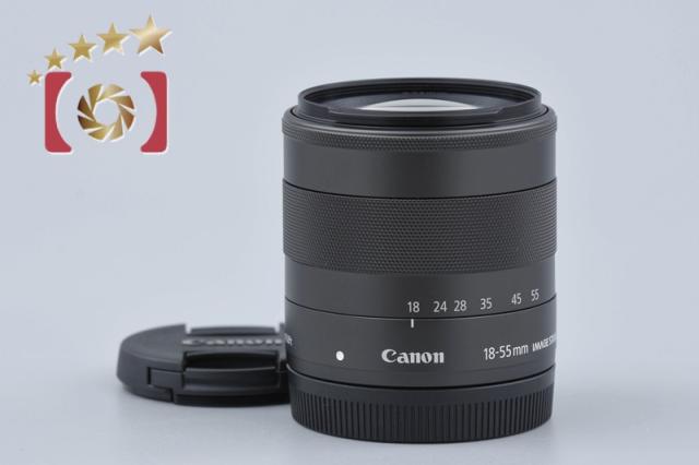 【中古】Canon キヤノン EF-M 18-55mm f/3.5-5.6 IS STM
