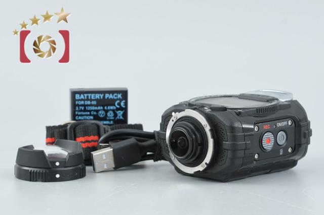 【中古】RICOH リコー WG-M1 ブラック 防水アクションカメラ