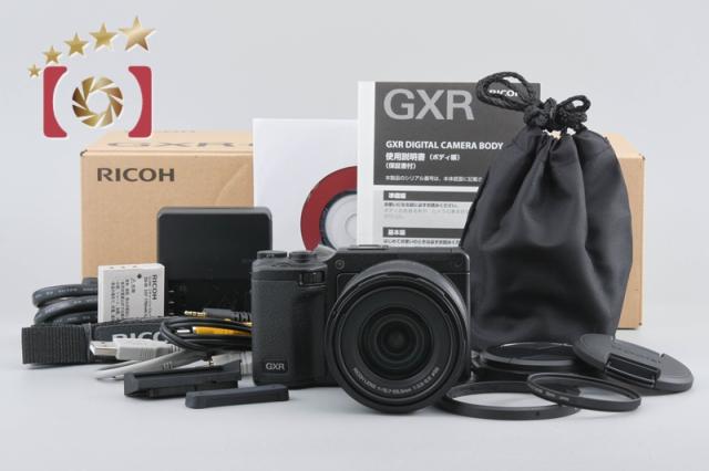 【中古】RICOH リコー GXR + A16 24-85mm f/3.5-5.5 シャッター回数僅少 元箱付き