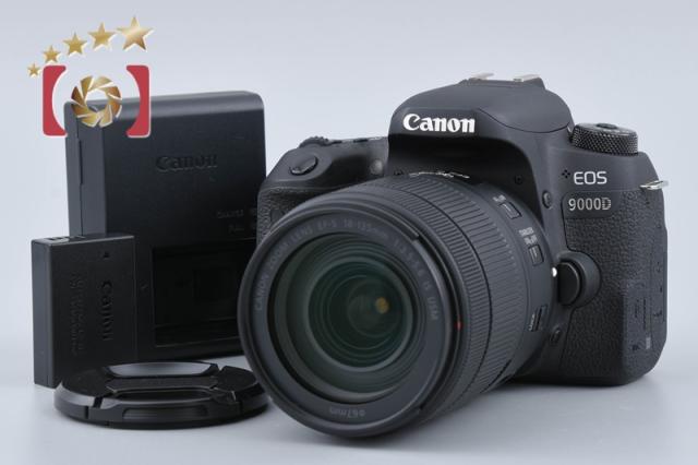 中古】Canon キヤノン EOS 9000D EF-S 18-135 IS USM レンズキット 