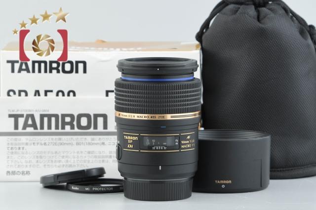 【中古】TAMRON タムロン 272E SP AF 90mm f/2.8 Di MACRO ニコン用 元箱付き