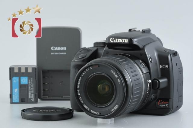 【中古】Canon キヤノン EOS Kiss Digital X 18-55mm レンズキット